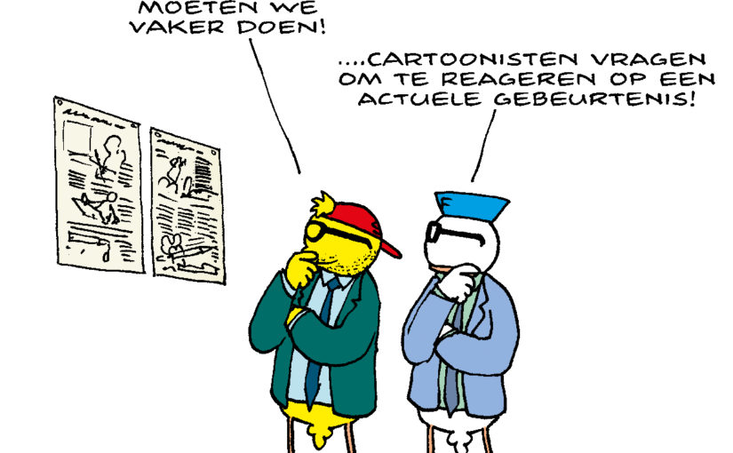 Cartoons in het nieuws