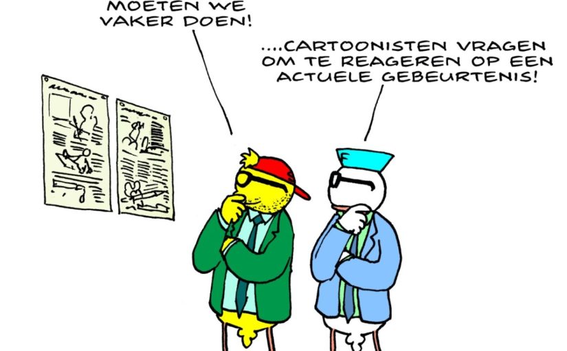 Cartoons in het nieuws