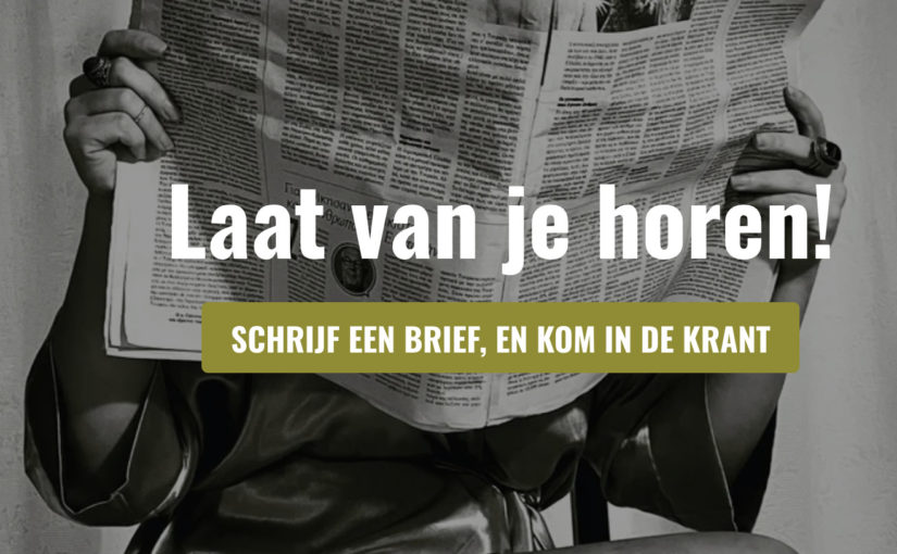 Schrijfwedstrijd van Nieuws in de klas van start