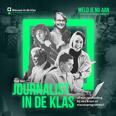 Inschrijvingen Journalist in de klas geopend!