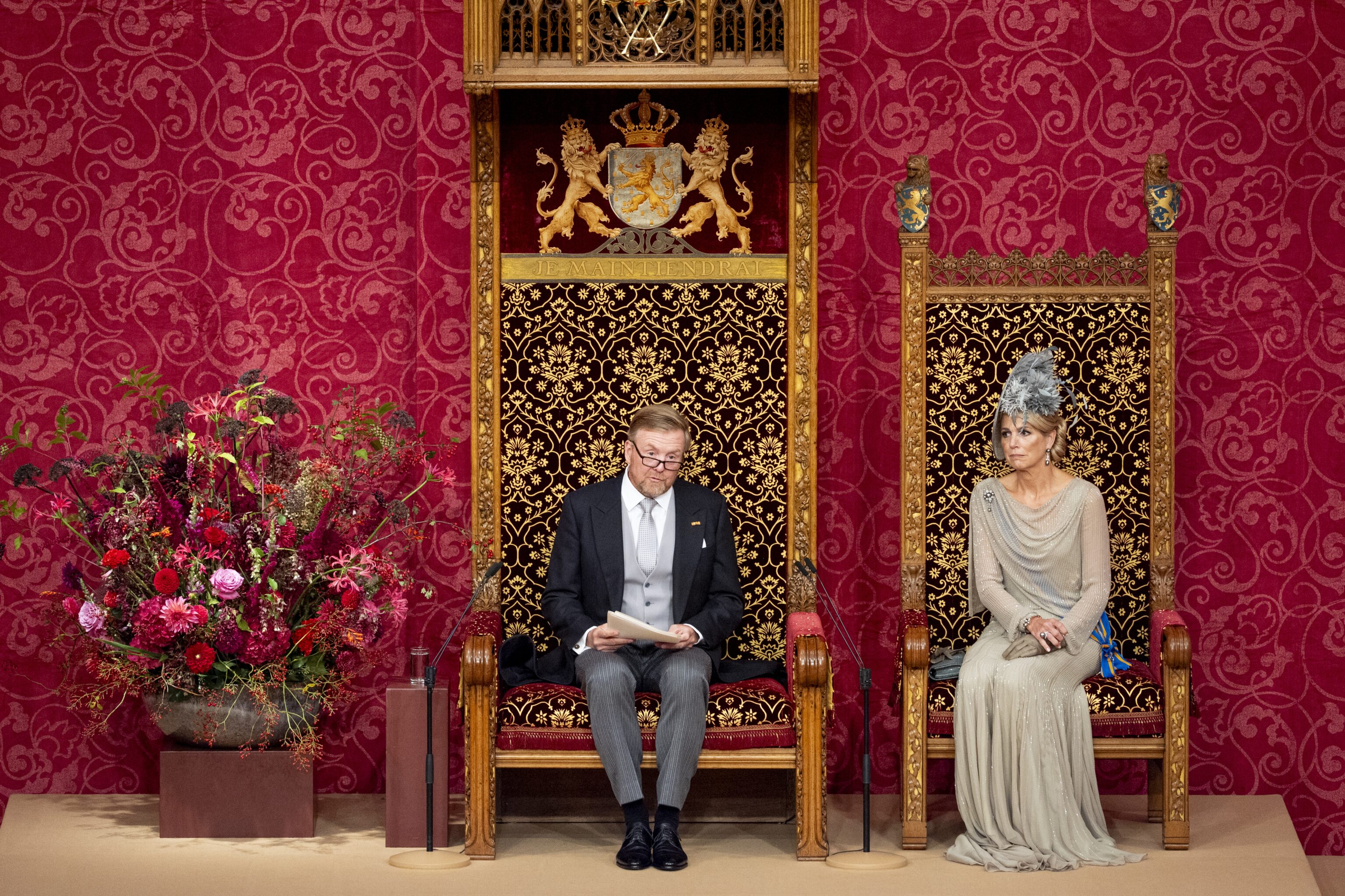 Prinsjesdag: Koning spreekt troonrede uitKoninklijke Schouwburg (Pool)