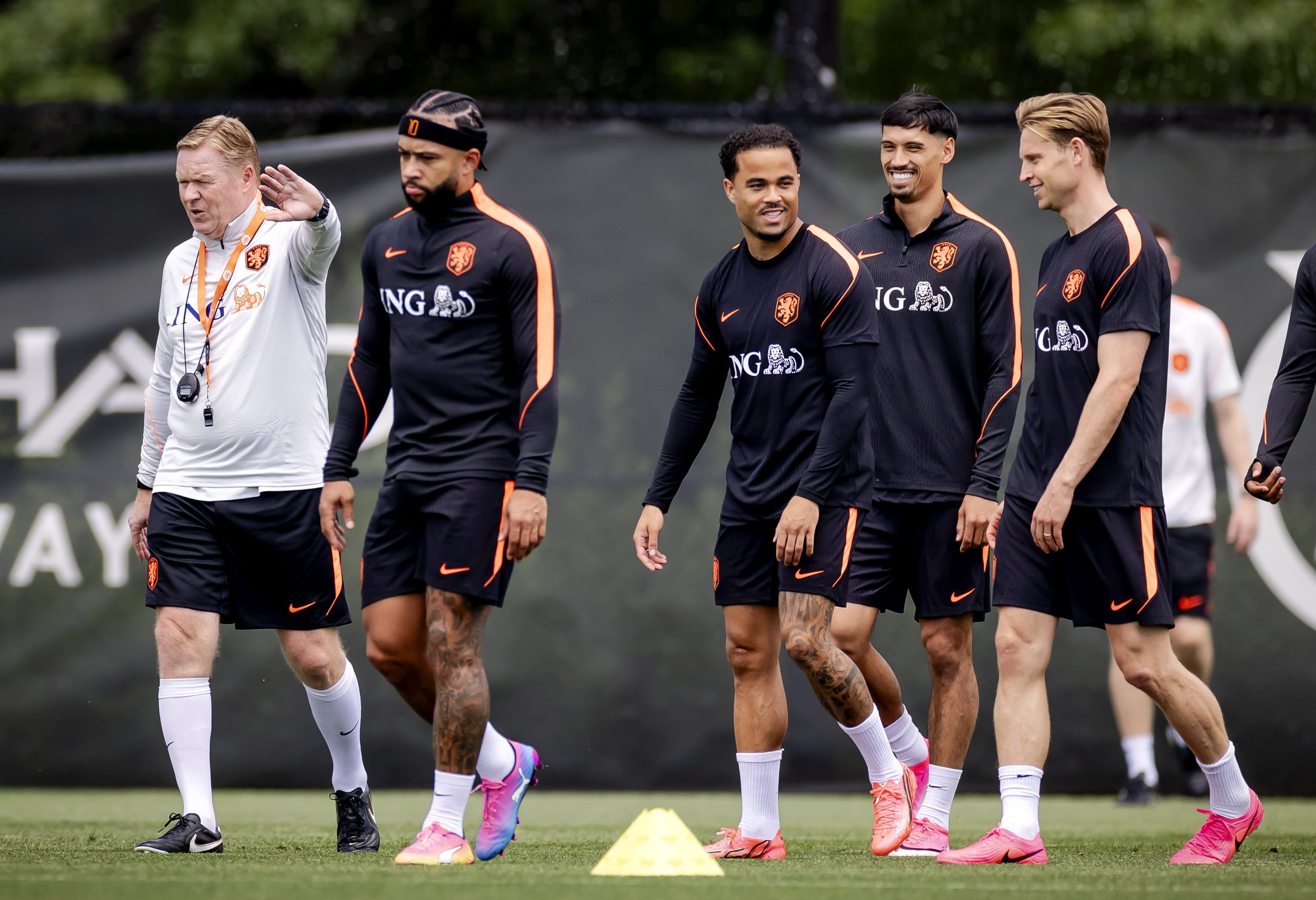 WK voetbal: Training Oranje in New York